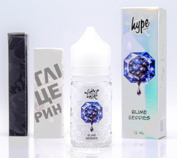 Рідина Hype Gems Salt Blime Berries 30ml 25mg зі смаком чорниці та смородини (набір компонентів)