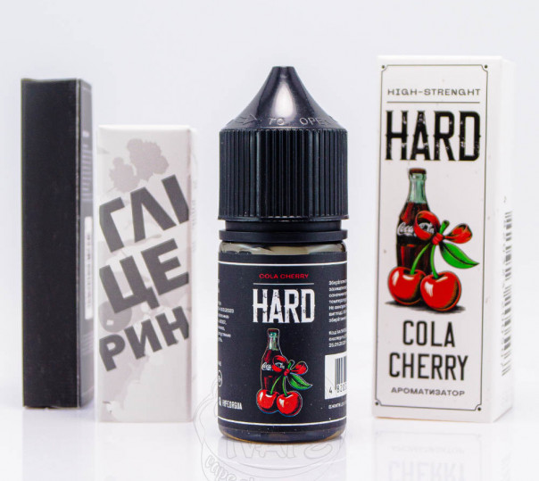 Рідина Hype Hard Salt Cola Cherry 30ml 70mg зі смаком вишневої коли (набір компонентів)