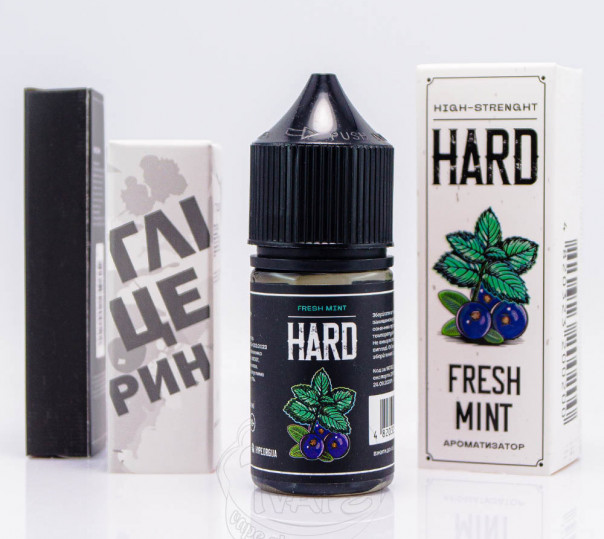 Рідина Hype Hard Salt Fresh Mint 30ml 70mg зі смаком м'яти (набір компонентів)