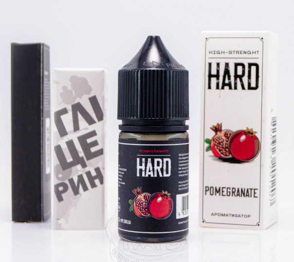 Рідина Hype Hard Salt Pomegranate 30ml 70mg зі смаком граната (набір компонентів)