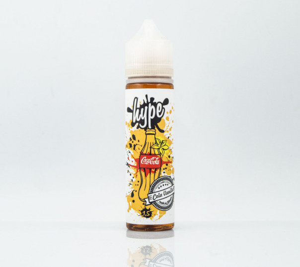 Рідина Hype Organic Cola Vanilla 60ml 0mg без нікотину зі смаком ванільної Кока-Коли