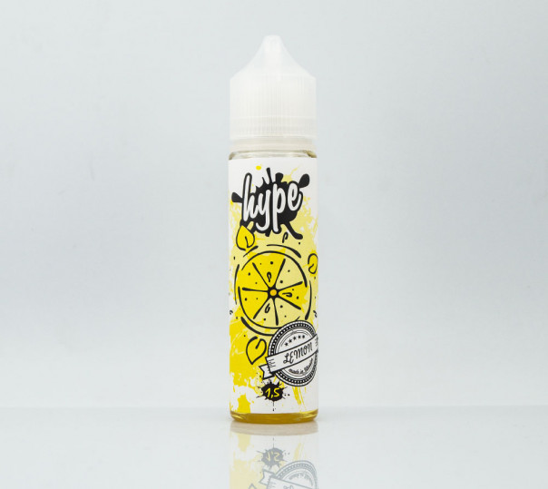 Рідина Hype Organic Lemon 60ml 1.5mg на органічному нікотині зі смаком лимонної цукерки