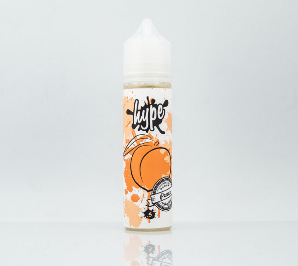 Рідина Hype Organic Peach 60ml 0mg без нікотину зі смаком персика