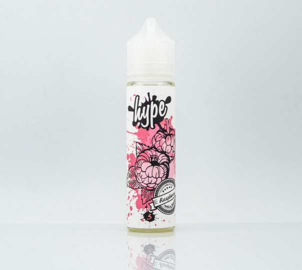 Рідина Hype Organic Raspberry 60ml 3mg на органічному нікотині зі смаком малини