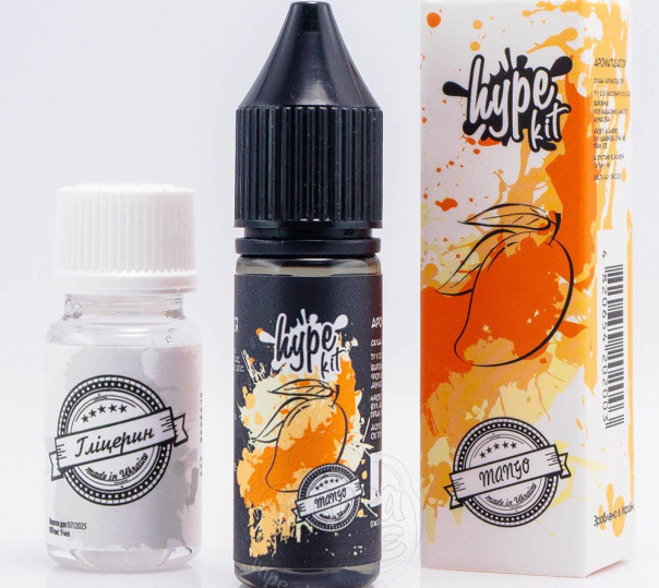Жидкость Hype Salt Mango 15ml 25mg со вкусом манго (набор компонентов)