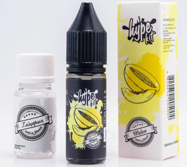Жидкость Hype Salt Melon 15ml 50mg со вкусом дыни (набор компонентов)