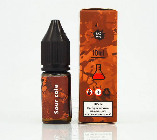 Рідина Hype Salt New Sour Cola 10ml 30mg на сольовому нікотині зі смаком желейних цукерок із кока-колою Рідина Hype Salt New Sour Cola 10ml 30mg на сольовому нікотині зі смаком желейних цукерок із кока-колою