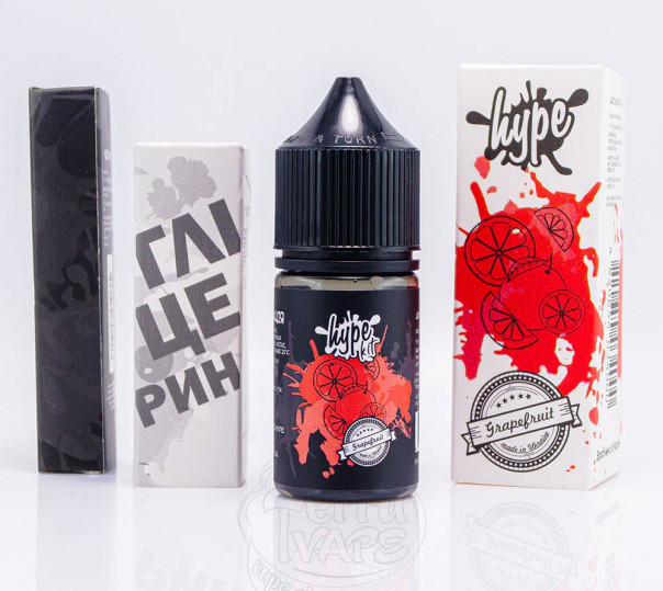 Жидкость Hype Salt Grapefruit 30ml 50mg со вкусом грейпфрута (набор компонентов)
