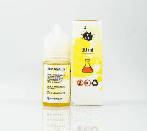 Рідина Hype Salt Pineapple 30ml 35mg на сольовому нікотині зі смаком ананаса Рідина Hype Salt Pineapple 30ml 35mg на сольовому нікотині зі смаком ананаса