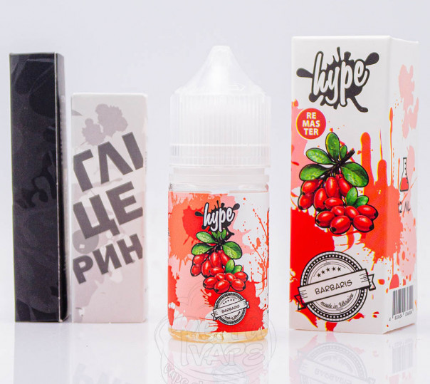 Рідина Hype Salt Barbaris 30ml 50mg зі смаком барбарису (набір компонентів)