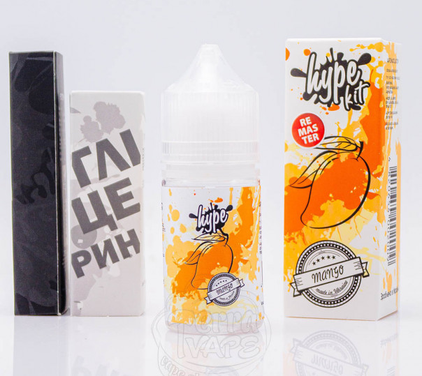 Жидкость Hype Salt Mango 30ml 50mg со вкусом манго (набор компонентов)