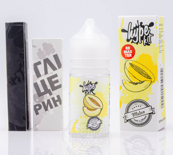 Рідина Hype Salt Melon 30ml 25mg зі смаком дині (набір компонентів)