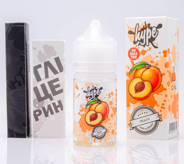 Рідина Hype Salt Peach 30ml 25mg зі смаком персика (набір компонентів)