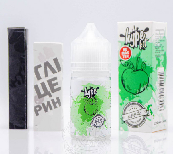 Жидкость Hype Salt Apple 30ml 25mg со вкусом яблока (набор компонентов)