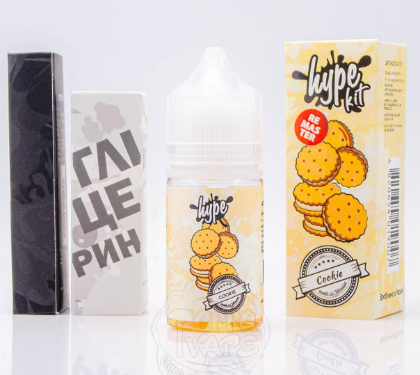 Жидкость Hype Salt New Cookie 30ml 25mg со вкусом печенья (набор компонентов)