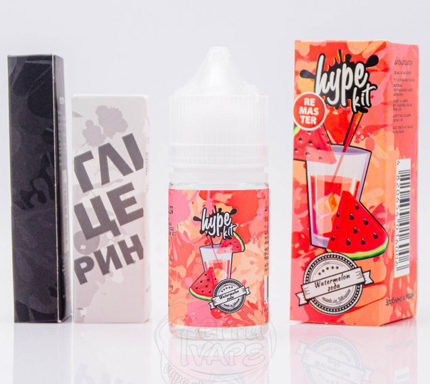 Рідина Hype Salt New Watermelon Soda 30ml 50mg зі смаком кавунового лимонаду (набір компонентів)