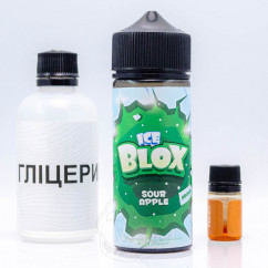 Ice Blox Organic Sour Apple 120ml 3mg