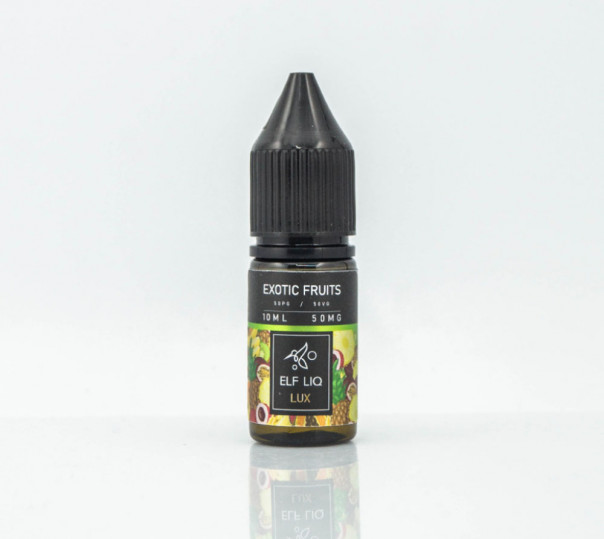 Рідина Elf Liq LUX Salt Exotic Fruits 10ml 30mg на сольовому нікотині зі смаком екзотичних фруктів