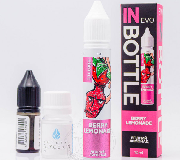 Рідина In Bottle Evo Salt Berry Lemonade 30ml 50mg зі смаком ягідного лимонаду з холодком (набір компонентів)
