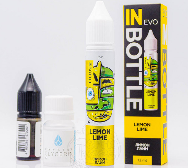 Жидкость In Bottle Evo Salt Lemon Lime 30ml 50mg со вкусом лимона и лайма с холодком (набор компонентов)