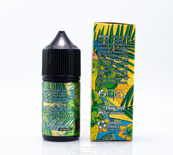 Рідина In Bottle Salt Coconut Pandan 30ml 50mg на сольовому нікотині зі смаком кокосу та пандану Рідина In Bottle Salt Coconut Pandan 30ml 50mg на сольовому нікотині зі смаком кокосу та пандану
