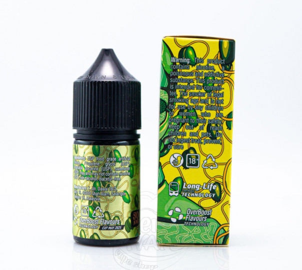 Рідина In Bottle Salt Feijoa 30ml 30mg на сольовому нікотині зі смаком фейхоа Рідина In Bottle Salt Feijoa 30ml 30mg на сольовому нікотині зі смаком фейхоа