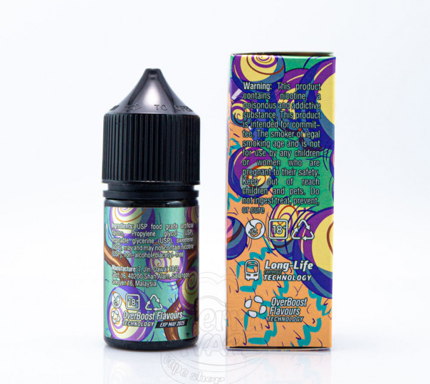 Рідина In Bottle Salt Makapuno 30ml 50mg на сольовому нікотині зі смаком макапуно Рідина In Bottle Salt Makapuno 30ml 50mg на сольовому нікотині зі смаком макапуно