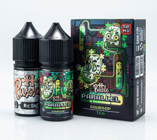 Рідина In Bottle Parallel Salt Soursop Tea 30ml 30mg зі смаком чаю (набір компонентів)