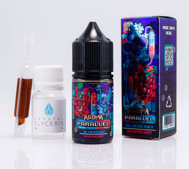 Жидкость In Bottle Parallel Salt Blueberry Raspberry 30ml 50mg со вкусом черники и малины (набор компонентов)