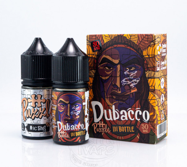 Рідина In Bottle Puzzle Salt Dubacco 30ml 30mg зі смаком тютюну (набір компонентів) Рідина In Bottle Puzzle Salt Dubacco 30ml 30mg зі смаком тютюну (набір компонентів)