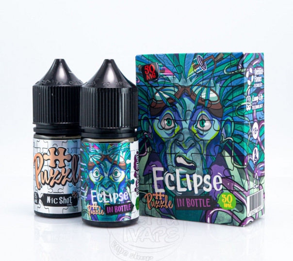 Жидкость In Bottle Puzzle Salt Eclipse 30ml 30mg со вкусом фруктовой жвачки с мятой (набор компонентов) Жидкость In Bottle Puzzle Salt Eclipse 30ml 30mg со вкусом фруктовой жвачки с мятой (набор компонентов)