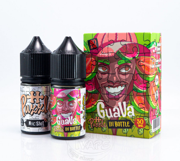 Рідина In Bottle Puzzle Salt Guava 30ml 30mg зі смаком гуави (набір компонентів) Рідина In Bottle Puzzle Salt Guava 30ml 30mg зі смаком гуави (набір компонентів)