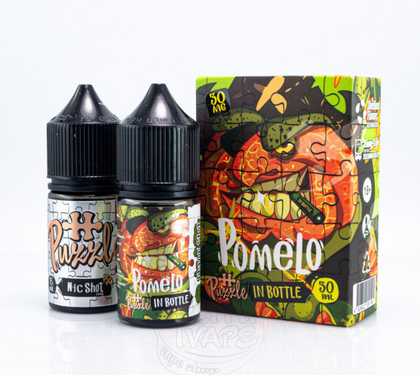 Жидкость In Bottle Puzzle Salt Pomelo 30ml 30mg со вкусом помело (набор компонентов) Жидкость In Bottle Puzzle Salt Pomelo 30ml 30mg со вкусом помело (набор компонентов)