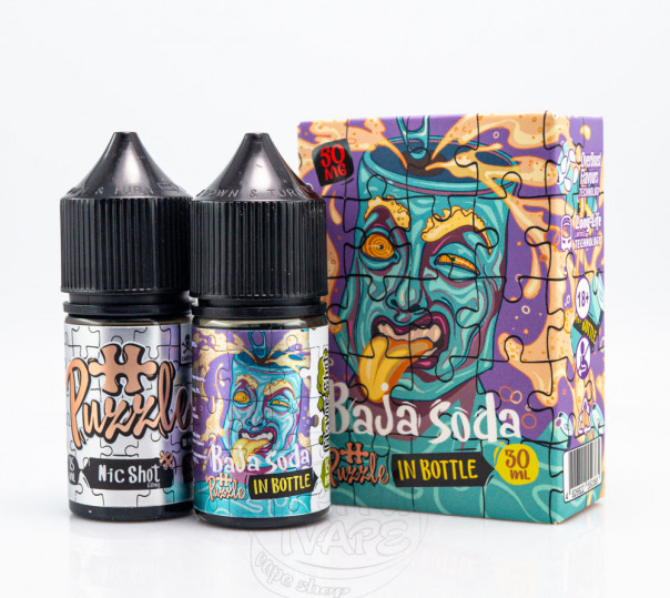 Рідина In Bottle Puzzle Salt Baja Soda 30ml 30mg зі смаком содової (набір компонентів) Рідина In Bottle Puzzle Salt Baja Soda 30ml 30mg зі смаком содової (набір компонентів)