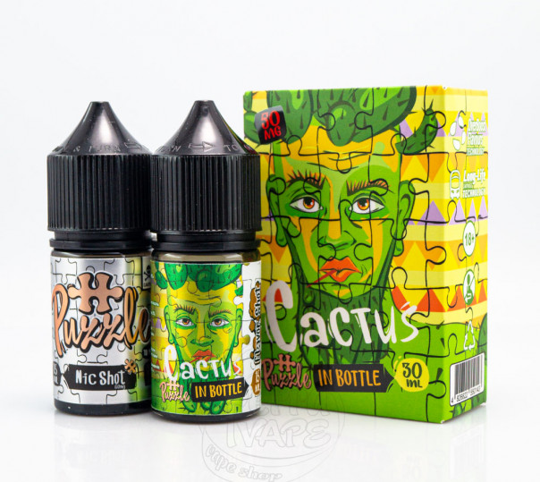 Жидкость In Bottle Puzzle Salt Cactus 30ml 30mg со вкусом кактуса (набор компонентов) Жидкость In Bottle Puzzle Salt Cactus 30ml 30mg со вкусом кактуса (набор компонентов)