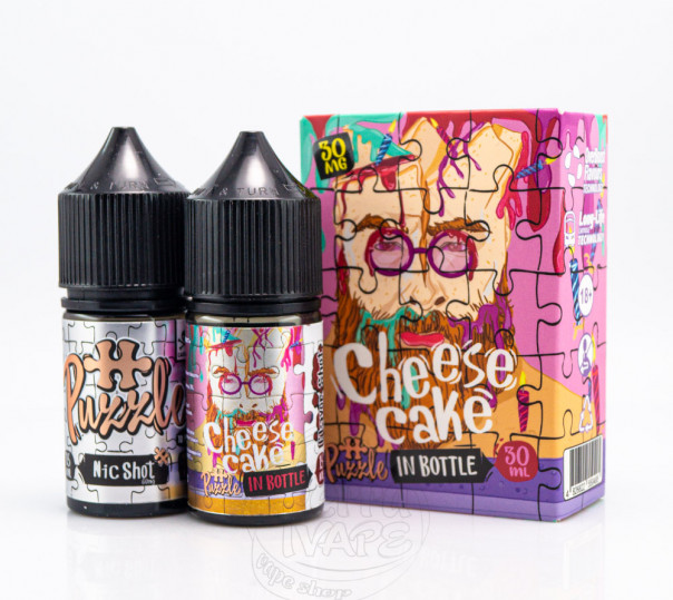 Жидкость In Bottle Puzzle Salt Cheesecake 30ml 30mg со вкусом чизкейка (набор компонентов) Жидкость In Bottle Puzzle Salt Cheesecake 30ml 30mg со вкусом чизкейка (набор компонентов)
