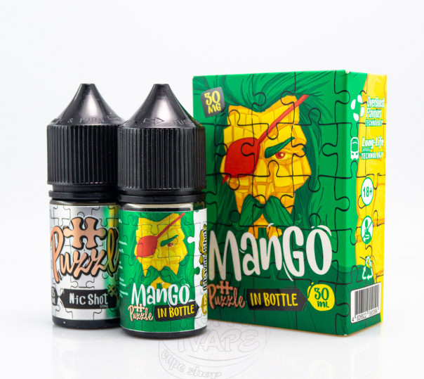 Рідина In Bottle Puzzle Salt Mango 30ml 30mg зі смаком манго (набір компонентів) Рідина In Bottle Puzzle Salt Mango 30ml 30mg зі смаком манго (набір компонентів)