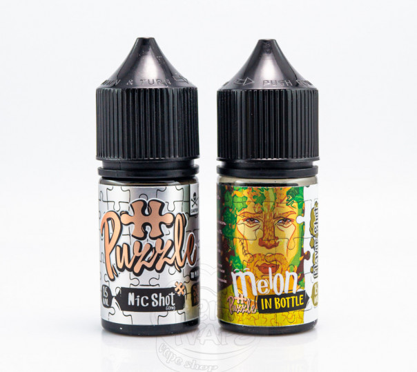 Жидкость In Bottle Puzzle Salt Melon 30ml 30mg со вкусом дыни (набор компонентов)