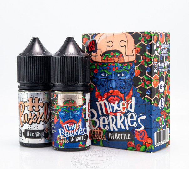 Рідина In Bottle Puzzle Salt Mixed Berries 30ml 30mg зі смаком ягідного міксу (набір компонентів) Рідина In Bottle Puzzle Salt Mixed Berries 30ml 30mg зі смаком ягідного міксу (набір компонентів)