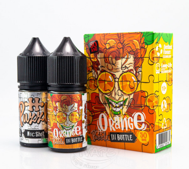 Жидкость In Bottle Puzzle Salt Orange 30ml 30mg со вкусом апельсина (набор компонентов) Жидкость In Bottle Puzzle Salt Orange 30ml 30mg со вкусом апельсина (набор компонентов)