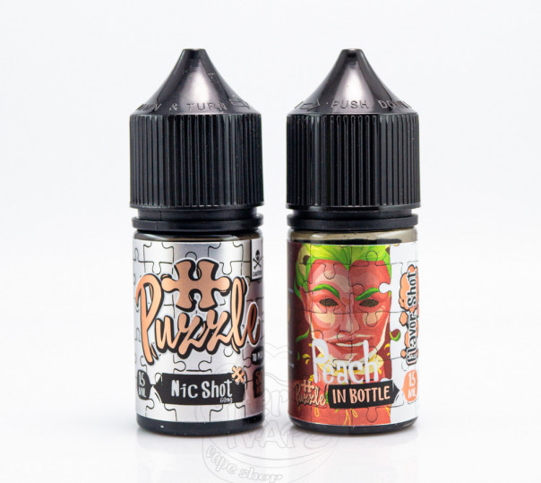 Жидкость In Bottle Puzzle Salt Peach 30ml 30mg со вкусом персика (набор компонентов)
