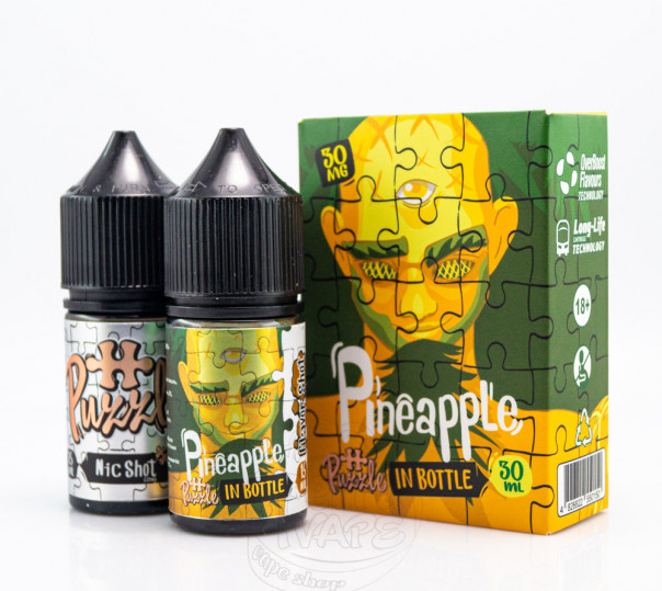 Рідина In Bottle Puzzle Salt Pineapple 30ml 30mg зі смаком ананаса (набір компонентів) Рідина In Bottle Puzzle Salt Pineapple 30ml 30mg зі смаком ананаса (набір компонентів)