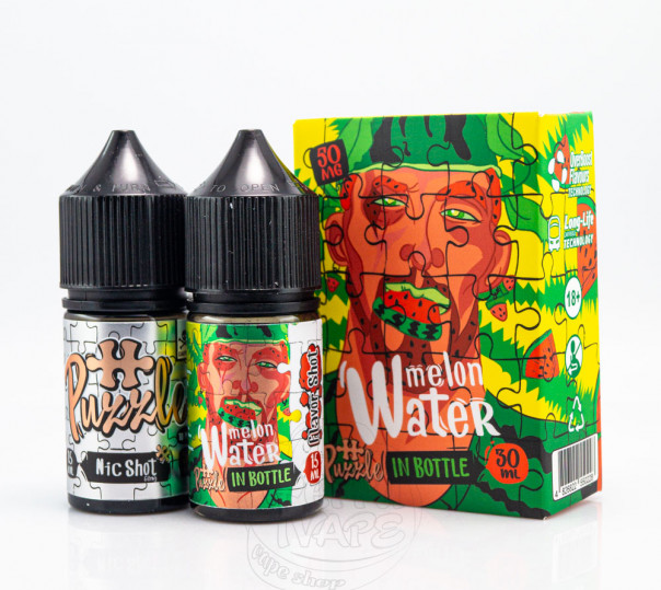 Рідина In Bottle Puzzle Salt Watermelon 30ml 30mg зі смаком кавуна (набір компонентів) Рідина In Bottle Puzzle Salt Watermelon 30ml 30mg зі смаком кавуна (набір компонентів)