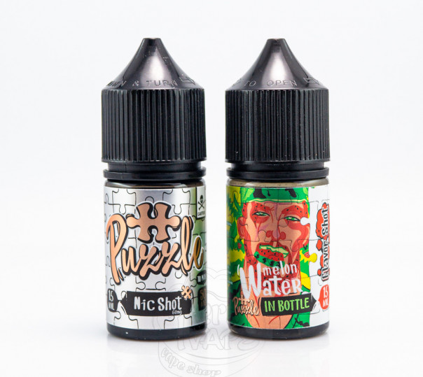 Рідина In Bottle Puzzle Salt Watermelon 30ml 30mg зі смаком кавуна (набір компонентів)