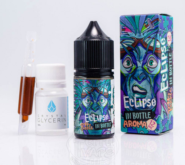 Жидкость In Bottle Puzzle Salt Eclipse 30ml 50mg со вкусом фруктовой жвачки с мятой (набор компонентов)
