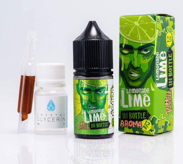 Жидкость In Bottle Puzzle Salt Lime Lemonade 30ml 50mg со вкусом лаймового лимонада (набор компонентов)