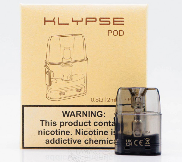 Картридж Innokin Klypse Pod Cartridge 2ml 0.8Ом для многоразовой pod-системы Klypse/Zip/ Mecha/Pro Pod Kit