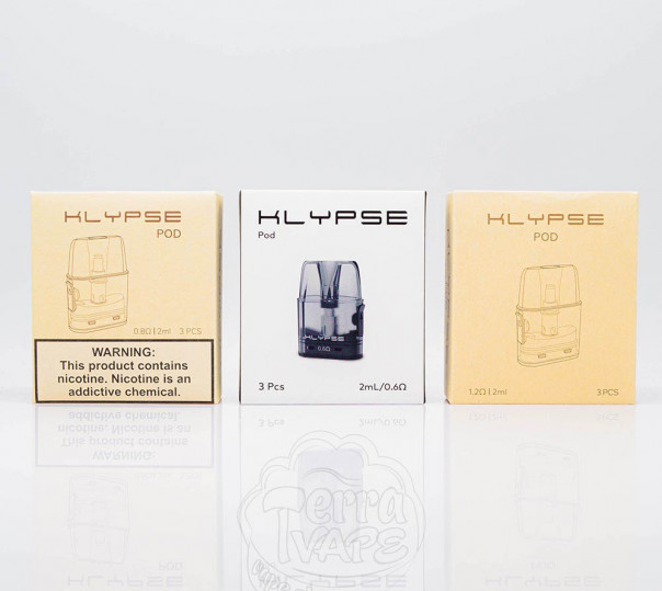 Картридж Innokin Klypse Pod Cartridge 2ml для многоразовой pod-системы Klypse/Zip/ Mecha/Pro Pod Kit