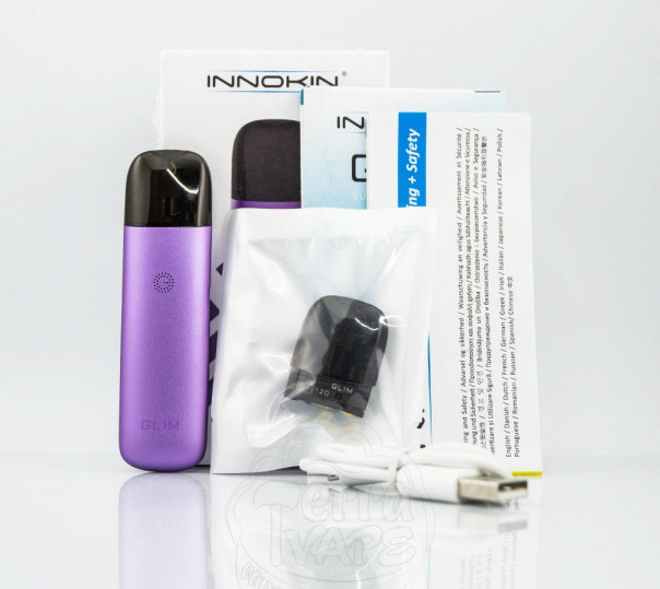Innokin Glim Pod System Kit 500mAh Многоразовая POD система Innokin Glim Pod System Kit 500mAh Многоразовая POD система