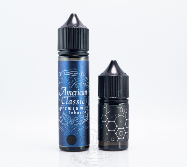 Рідина Iva Tobacco Organic American Classic 60ml 3mg зі смаком тютюну з шоколадом (набір компонентів)